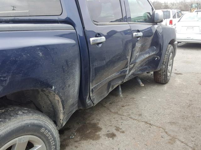 1N6AA0ED9BN312303 - 2011 NISSAN TITAN S BLUE photo 9