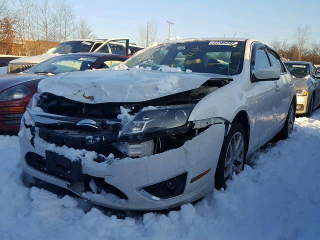 3FAHP0JG4AR126735 - 2010 FORD FUSION SEL WHITE photo 2