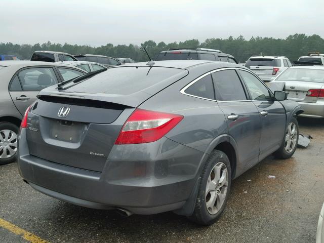 5J6TF1H54BL000239 - 2011 HONDA ACCORD CRO GRAY photo 4