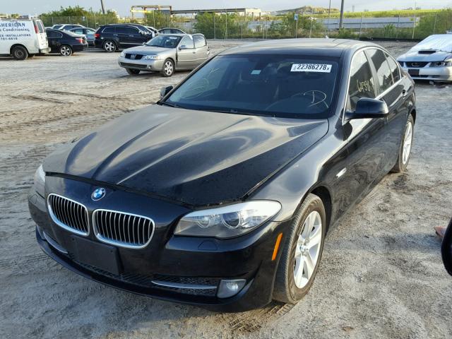 WBAXG5C52DD234117 - 2013 BMW 528 I BLACK photo 2