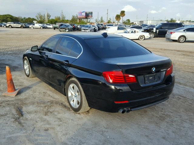 WBAXG5C52DD234117 - 2013 BMW 528 I BLACK photo 3