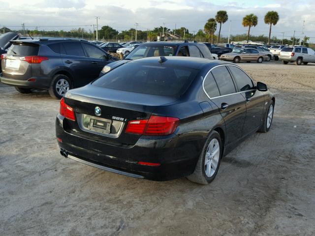 WBAXG5C52DD234117 - 2013 BMW 528 I BLACK photo 4