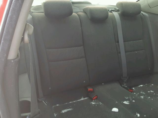 2HGFG12896H578067 - 2006 HONDA CIVIC EX წითელი ფოტო 6