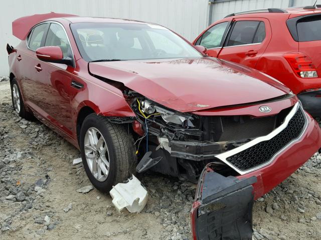 KNAGM4A72B5183958 - 2011 KIA OPTIMA LX RED photo 1