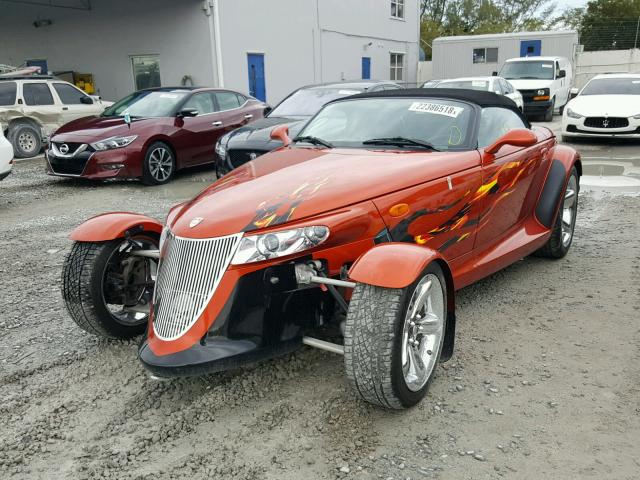 1P3EW65G21V701494 - 2001 PLYMOUTH PROWLER ORANGE photo 2