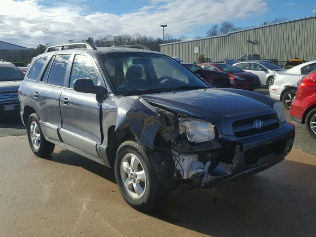 KM8SC13D65U931389 - 2005 HYUNDAI SANTA FE G GRAY photo 1