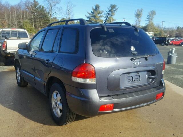 KM8SC13D65U931389 - 2005 HYUNDAI SANTA FE G GRAY photo 3