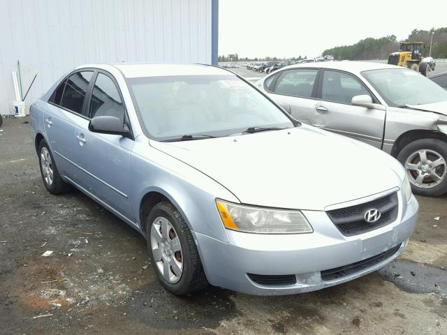 5NPET46C48H392551 - 2008 HYUNDAI SONATA GLS BLUE photo 1