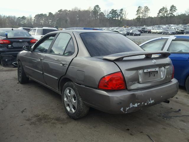 3N1CB51D35L562008 - 2005 NISSAN SENTRA 1.8 GRAY photo 3