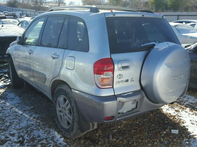 JTEGH20V310012154 - 2001 TOYOTA RAV4 SILVER photo 3