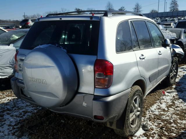 JTEGH20V310012154 - 2001 TOYOTA RAV4 SILVER photo 4