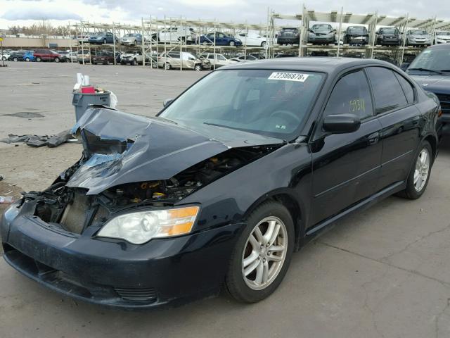 4S3BL616477209992 - 2007 SUBARU LEGACY 2.5 BLACK photo 2