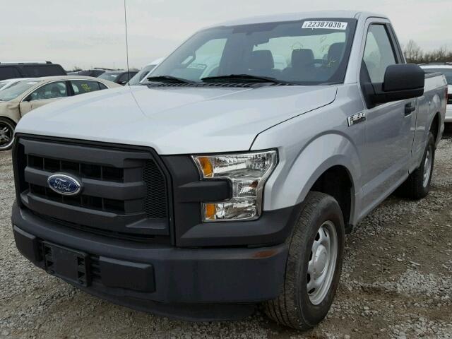 1FTMF1C86FKD84421 - 2015 FORD F150 SILVER photo 2