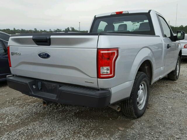 1FTMF1C86FKD84421 - 2015 FORD F150 SILVER photo 4