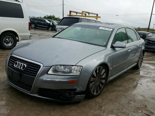 WAUMV44E47N021797 - 2007 AUDI A8 L QUATT SILVER photo 2