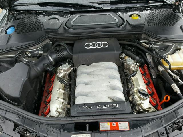 WAUMV44E47N021797 - 2007 AUDI A8 L QUATT SILVER photo 7