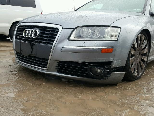 WAUMV44E47N021797 - 2007 AUDI A8 L QUATT SILVER photo 9