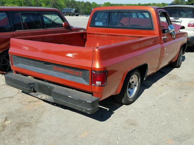 1GCDC14H9BF313210 - 1981 CHEVROLET C10 ORANGE photo 4