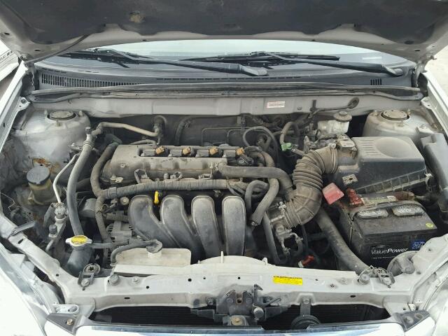 1NXBR32E25Z453203 - 2005 TOYOTA COROLLA CE SILVER photo 7