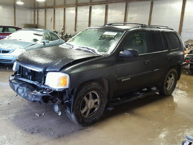 1GKDT13S642353191 - 2004 GMC ENVOY CHARCOAL photo 9