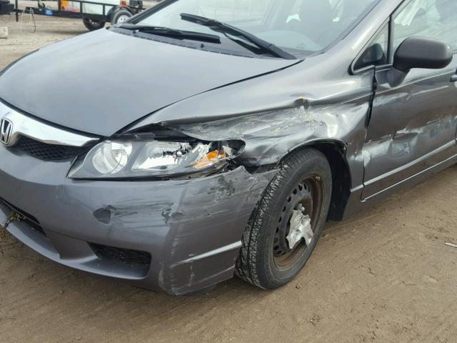 19XFA1F38BE045311 - 2011 HONDA CIVIC VP GRAY photo 9