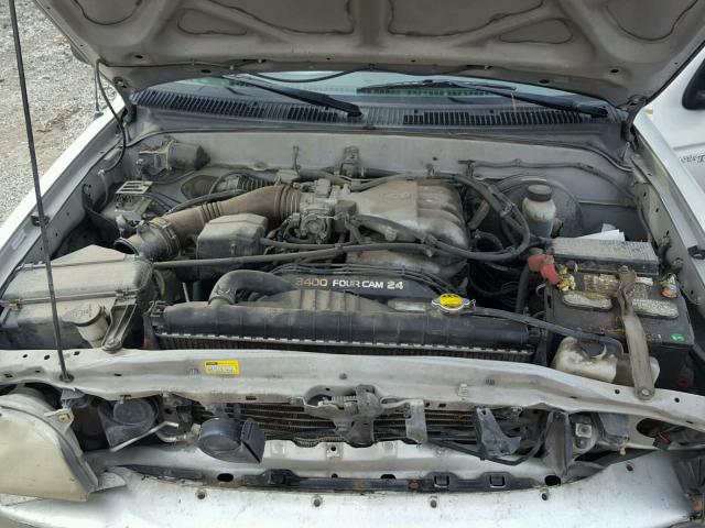 5TEWN72N94Z330593 - 2004 TOYOTA TACOMA XTR SILVER photo 7