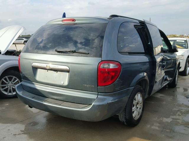 2A4GP54L26R886939 - 2006 CHRYSLER TOWN & COU TEAL photo 4