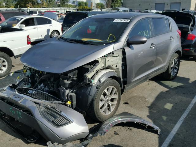 KNDPB3AC3F7786086 - 2015 KIA SPORTAGE L CHARCOAL photo 2