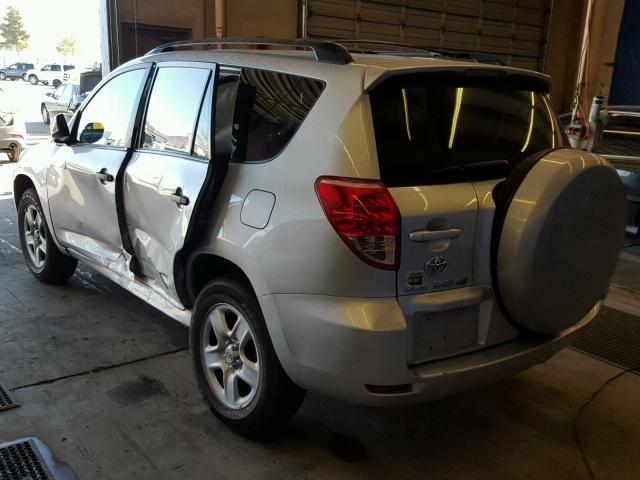 JTMZD33V875046130 - 2007 TOYOTA RAV4 SILVER photo 3