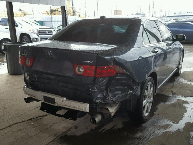 JH4CL96955C010235 - 2005 ACURA TSX GRAY photo 4