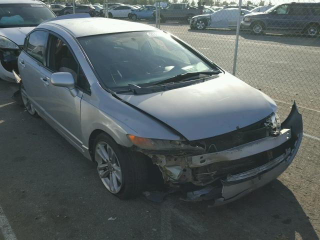 2HGFA16508H328205 - 2008 HONDA CIVIC LX SILVER photo 1