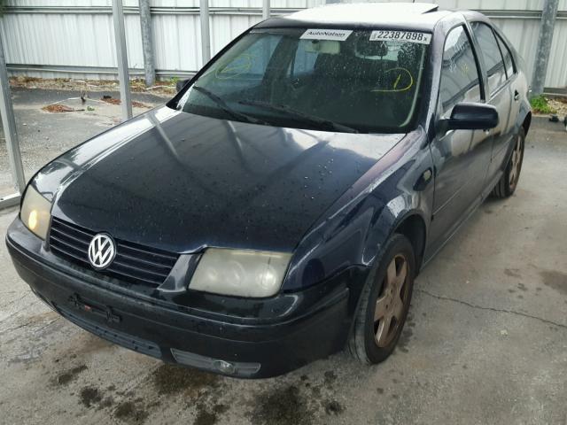 3VWSA29M9XM066929 - 1999 VOLKSWAGEN JETTA GLS BLUE photo 2