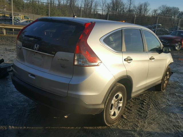 5J6RM4H32EL040324 - 2014 HONDA CR-V LX GRAY photo 4