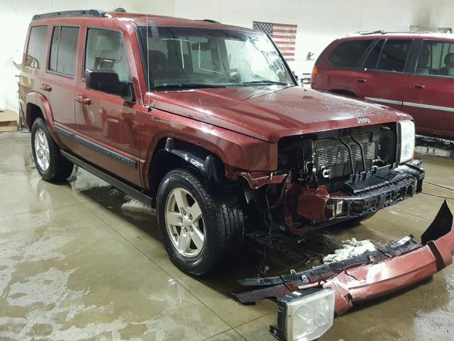 1J8HG48K77C528096 - 2007 JEEP COMMANDER 红色 照片 1