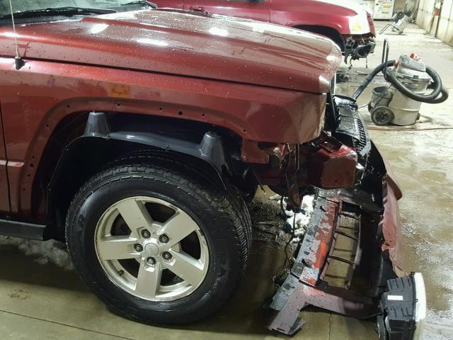 1J8HG48K77C528096 - 2007 JEEP COMMANDER 红色 照片 9