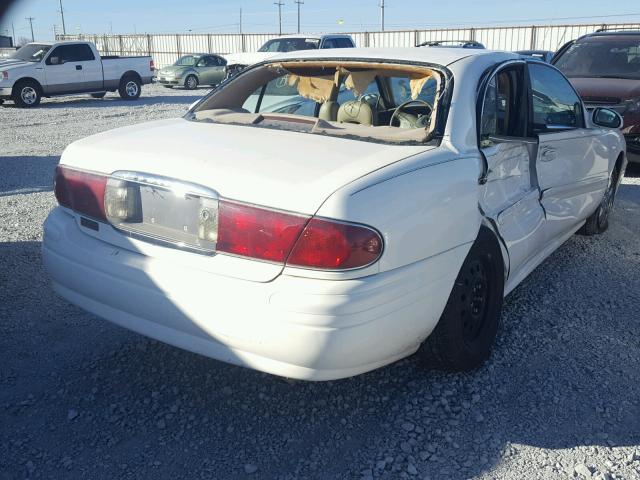 1G4HP52K544145863 - 2004 BUICK LESABRE CU WHITE photo 4