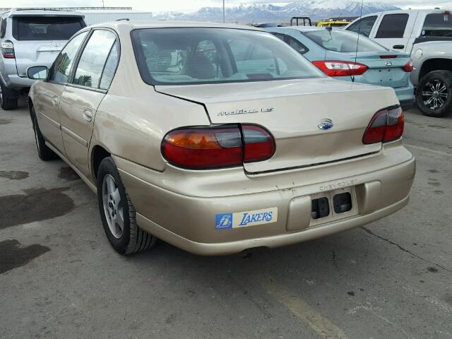 1G1NE52J43M521772 - 2003 CHEVROLET MALIBU LS TAN photo 3