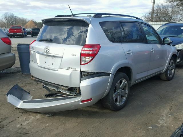 JTMBK32V895078846 - 2009 TOYOTA RAV4 SPORT SILVER photo 4