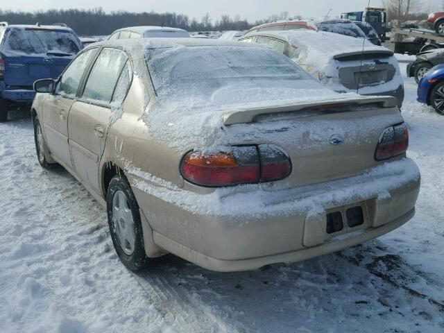 1G1NE52J116123730 - 2001 CHEVROLET MALIBU LS GOLD photo 3