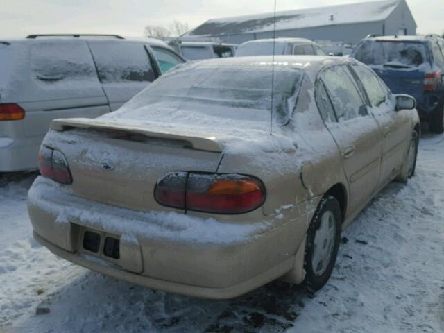 1G1NE52J116123730 - 2001 CHEVROLET MALIBU LS GOLD photo 4