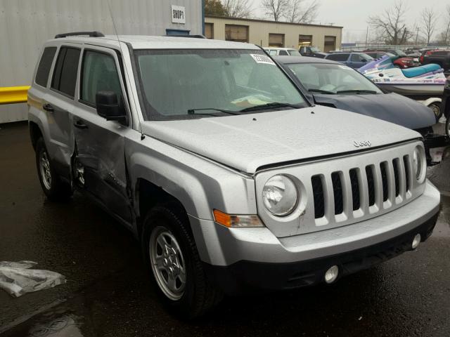 1C4NJRBB4CD638612 - 2012 JEEP PATRIOT SP GRAY photo 1