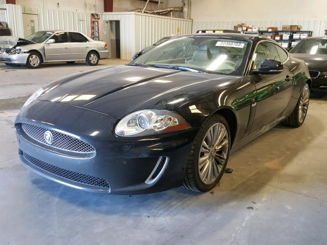 SAJWA4FB5ALB34644 - 2010 JAGUAR XK PORTFOL BLACK photo 2