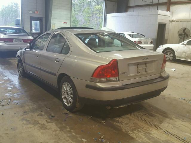 YV1RS64A542367696 - 2004 VOLVO S60 GRAY photo 3