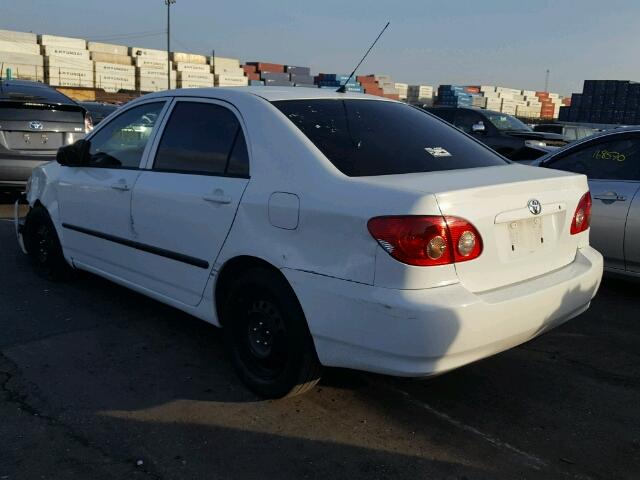 JTDBR32EX52066074 - 2005 TOYOTA COROLLA CE WHITE photo 3