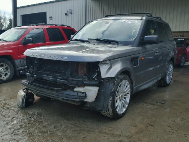 SALSK25457A119072 - 2007 LAND ROVER RANGE ROVE SILVER photo 2