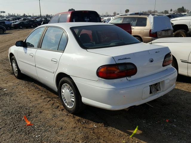 1G1ND52J32M595993 - 2002 CHEVROLET MALIBU WHITE photo 3