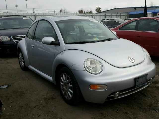 3VWCK31CX5M415622 - 2005 VOLKSWAGEN NEW BEETLE SILVER photo 1