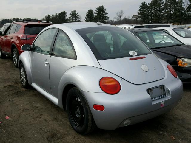 3VWCK31CX5M415622 - 2005 VOLKSWAGEN NEW BEETLE SILVER photo 3