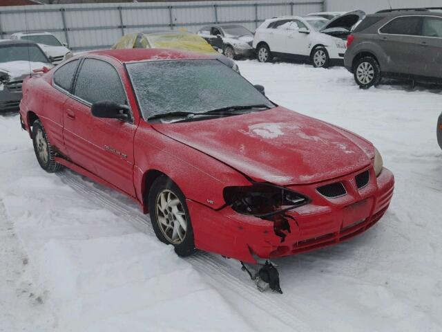 1G2NF12E31M519609 - 2001 PONTIAC GRAND AM S RED photo 1