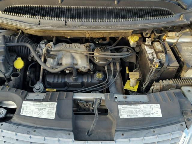 2C8GP64L21R141983 - 2001 CHRYSLER TOWN & COU SILVER photo 7